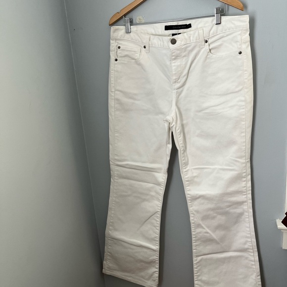 Calvin Klein White Boot Cut Jeans - Picture 1 of 12